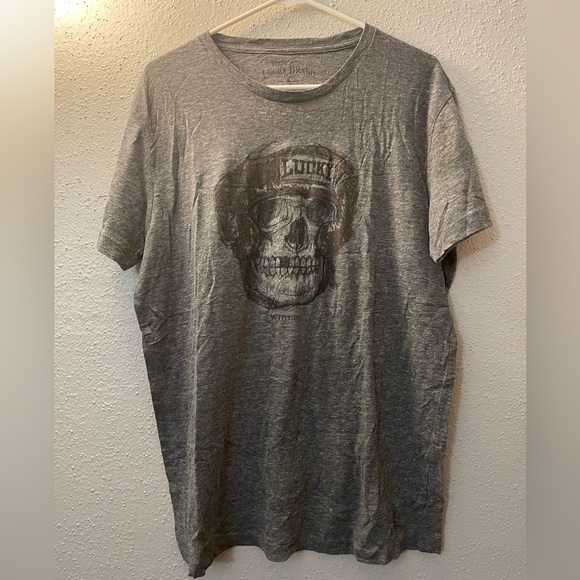 Lucky Brand Gray T-Shirt - Picture 1 of 1